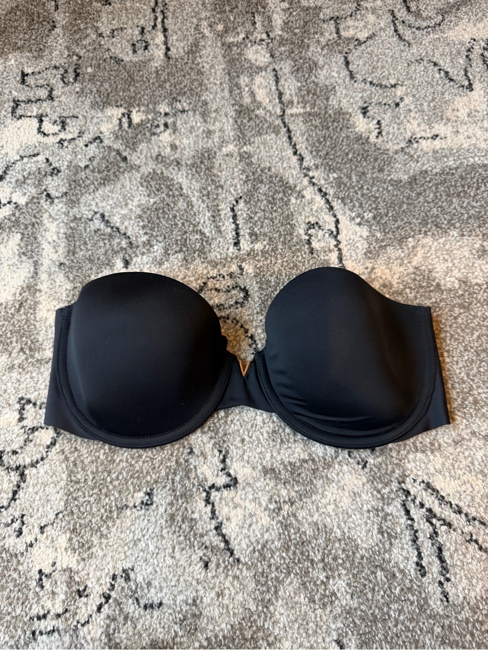 Strapless Black Bra - Women Intimates